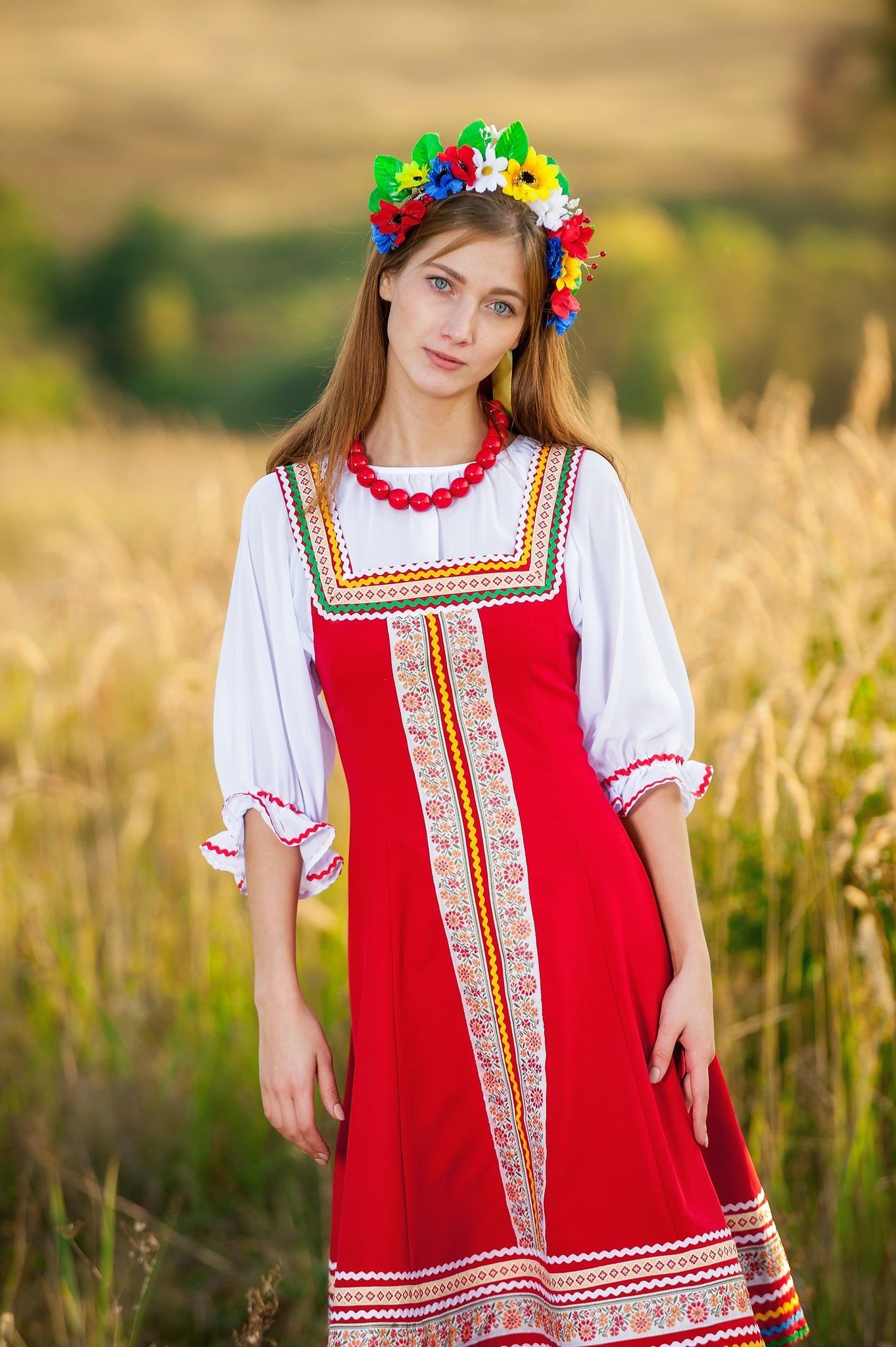 Women in Slavic costumes in Rotterdam — step in, relax, and chat live